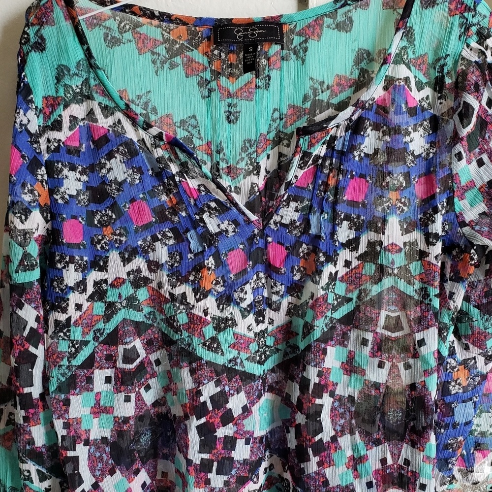 Sheer blouse